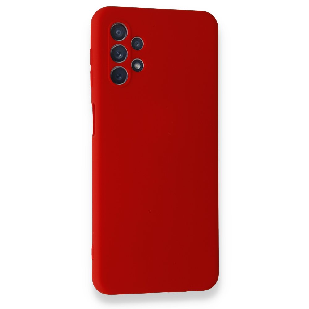  Samsung Galaxy A32 5G Kılıf Nano içi Kadife Silikon - Kırmızı