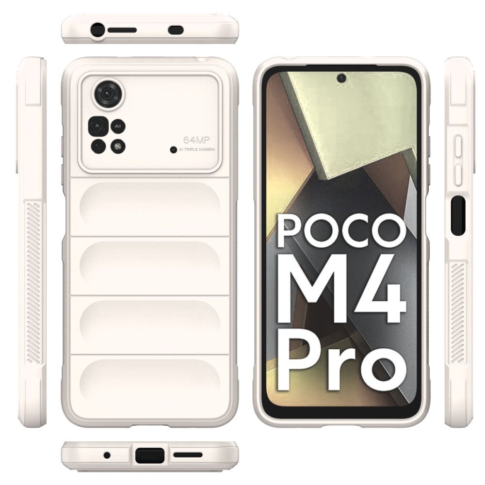 Xiaomi Poco M4 Pro 4G Kılıf Optimum Silikon - Krem Xiaomi Poco M4 Pro 4G Kılıf Optimum Silikon - Krem