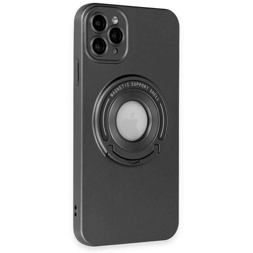 iPhone 11 Pro Max Kılıf Lukka Magneticsafe Kapak - Siyah