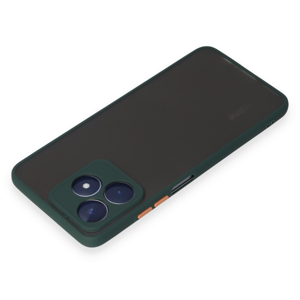 Realme C53 Kılıf Montreal Silikon Kapak - Yeşil