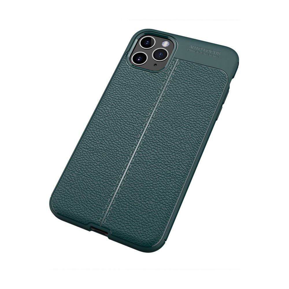 iPhone 11 Pro Max Kılıf Auto Focus Kapak - Yeşil iPhone 11 Pro Max Kılıf Auto Focus Kapak - Yeşil