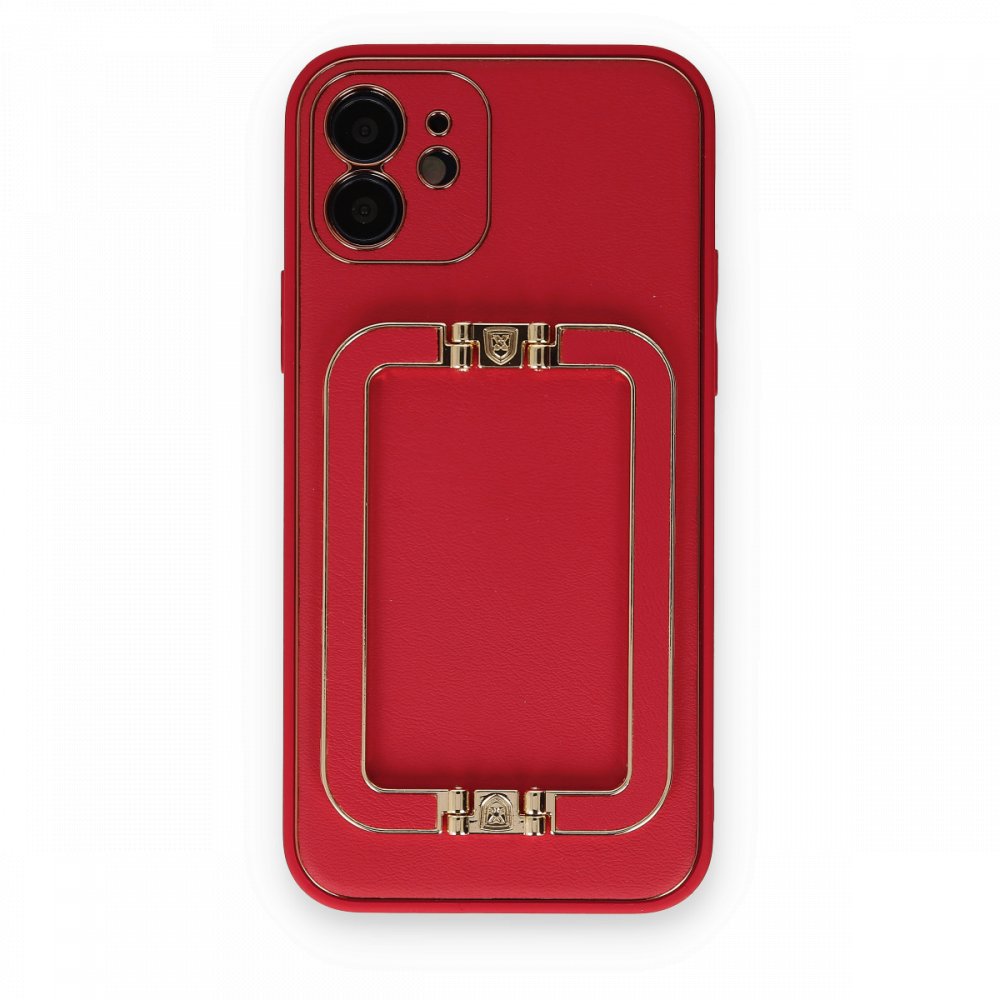 iPhone 12 Kılıf Coco Elit Kapak - Kırmızı iPhone 12 Kılıf Coco Elit Kapak - Kırmızı