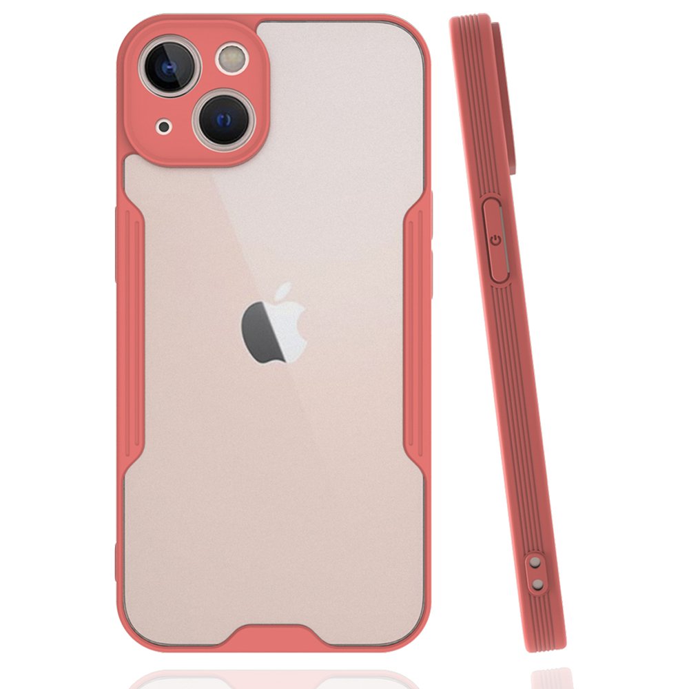  iPhone 14 Plus Kılıf Platin Silikon - Pembe