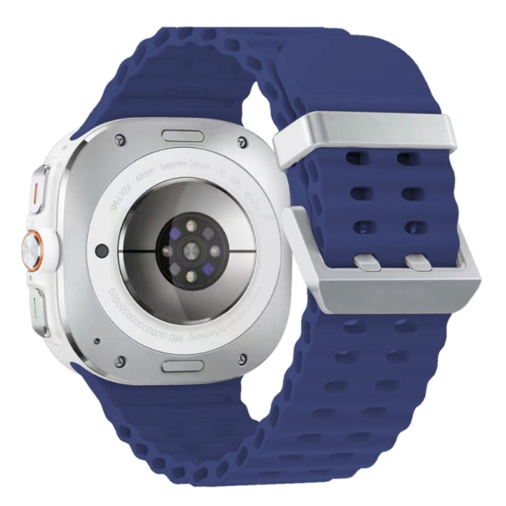  Watch 7 Ultra KR417 Rug Silikon Kordon - Lacivert