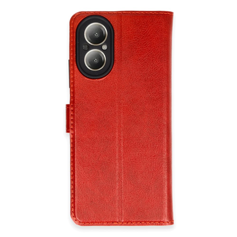 Realme 12 Lite Kılıf Trend S Plus Kapaklı Kılıf - Kırmızı  Realme 12 Lite Kılıf Trend S Plus Kapaklı Kılıf - Kırmızı