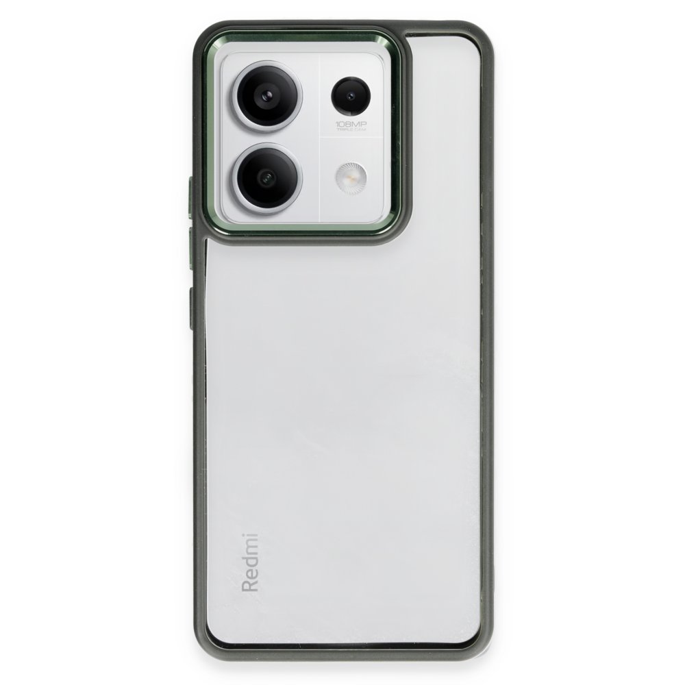  Xiaomi Poco M6 Pro 4G Kılıf Power Silikon - Koyu Yeşil