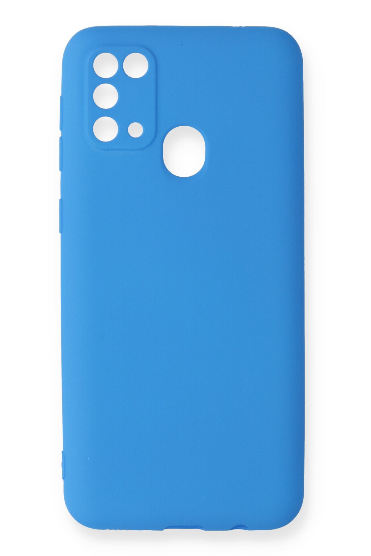  Samsung Galaxy M31 Kılıf First Silikon - Mavi