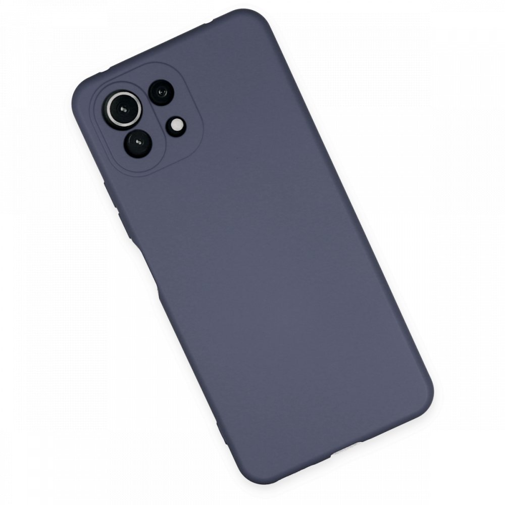 Xiaomi Mİ 11 Lite Kılıf Nano içi Kadife Silikon - Gri  Xiaomi Mİ 11 Lite Kılıf Nano içi Kadife Silikon - Gri