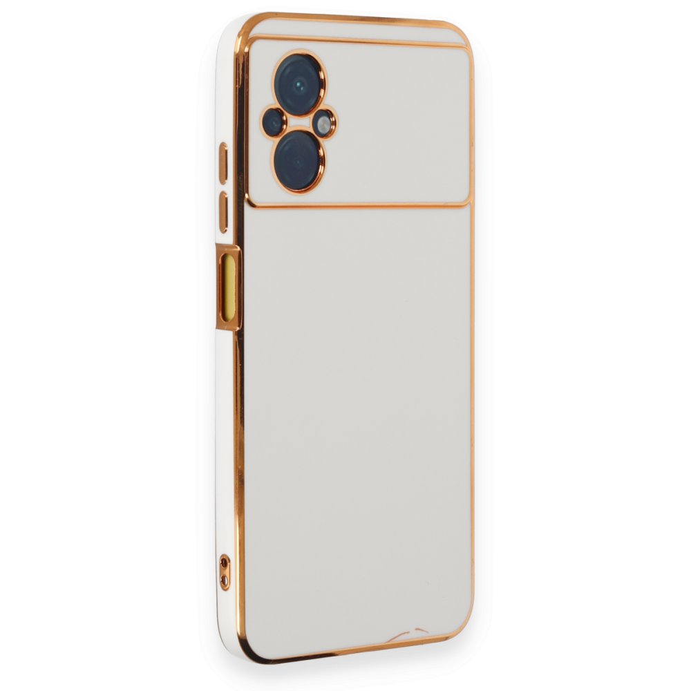  Xiaomi Poco M5 Kılıf Volet Silikon - Beyaz