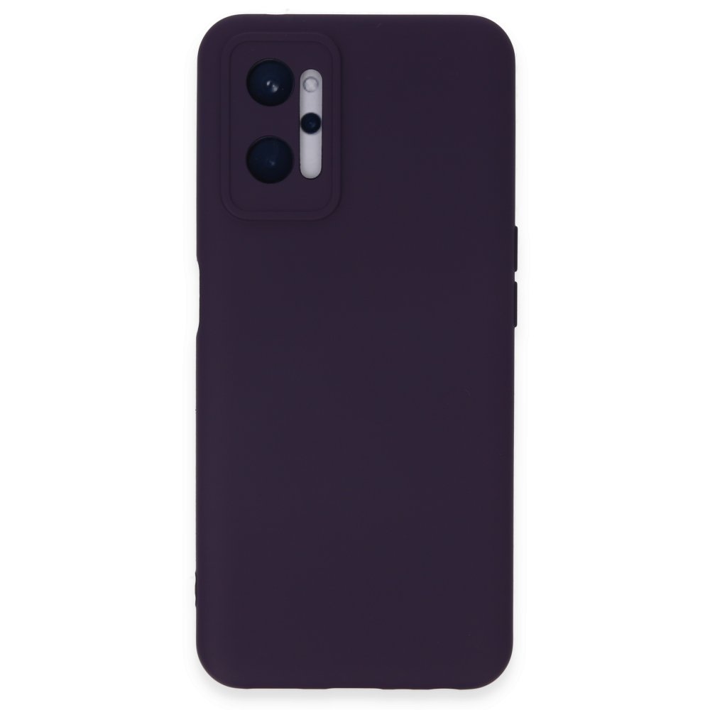  Realme 9i 4G Kılıf Nano içi Kadife Silikon - Mor
