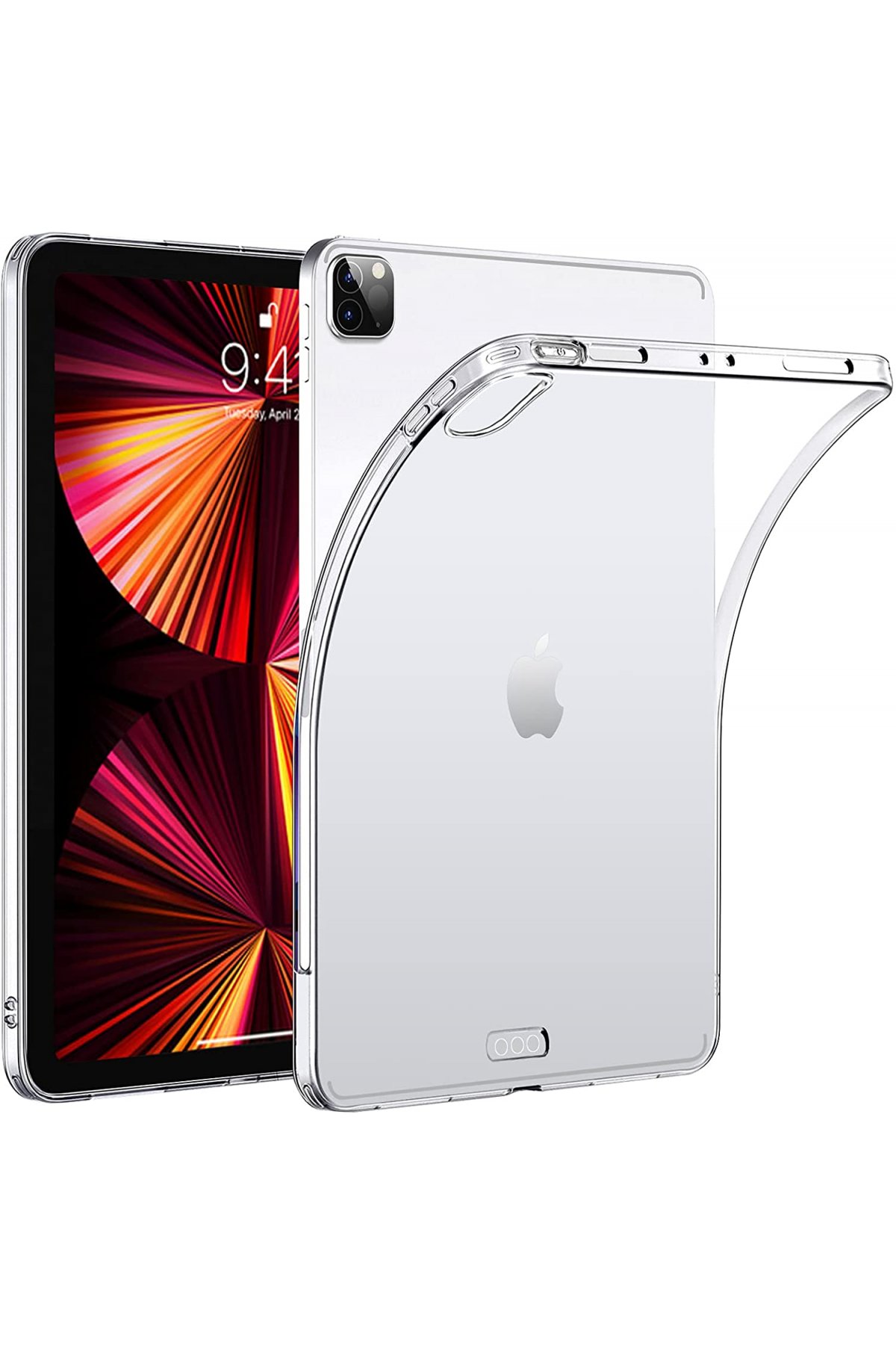 iPad Pro 11 (2018) Kılıf Tablet Şeffaf Silikon iPad Pro 11 (2018) Kılıf Tablet Şeffaf Silikon