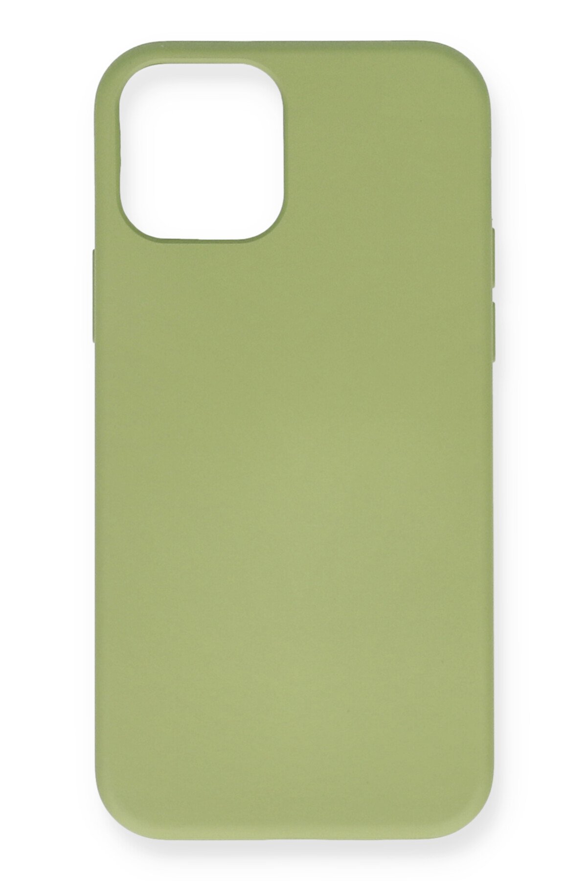  iPhone 12 Mini Kılıf Nano içi Kadife Silikon - Yeşil