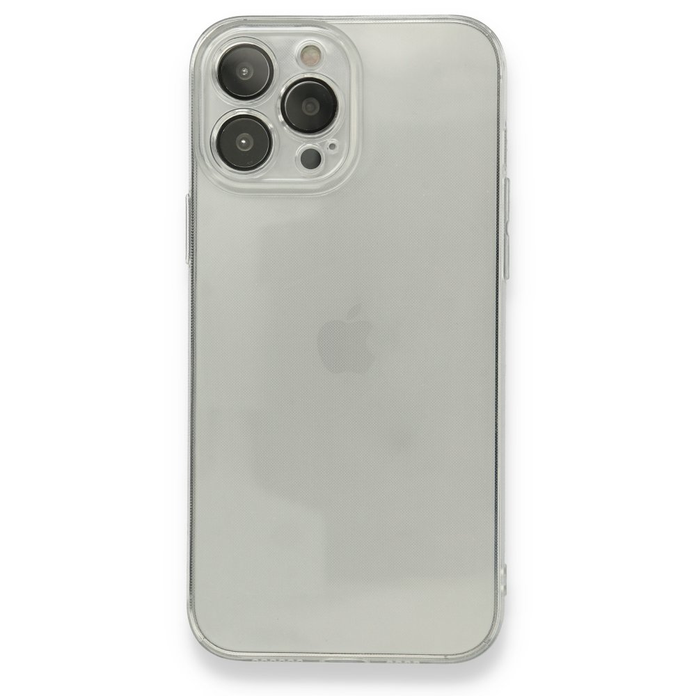  iPhone 13 Pro Kılıf Fly Lens Silikon - Şeffaf
