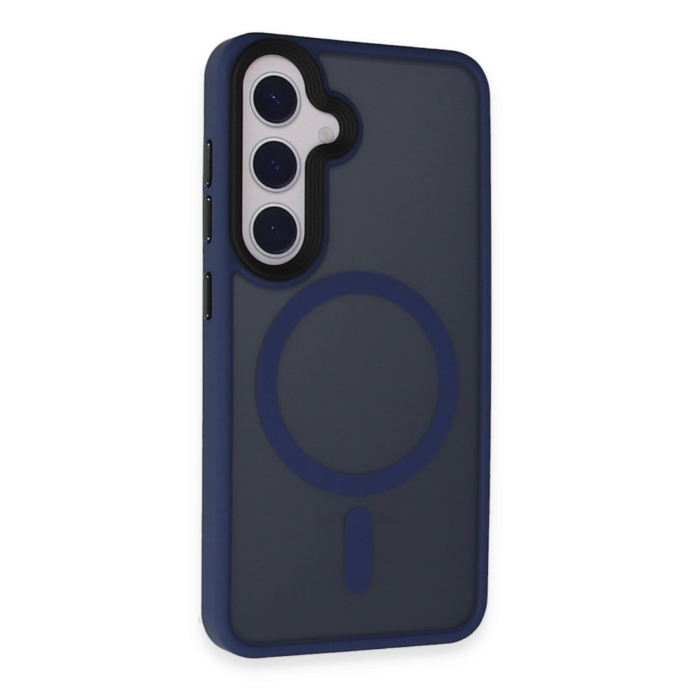  Samsung Galaxy S24 Kılıf Trex Magneticsafe Kapak - Lacivert