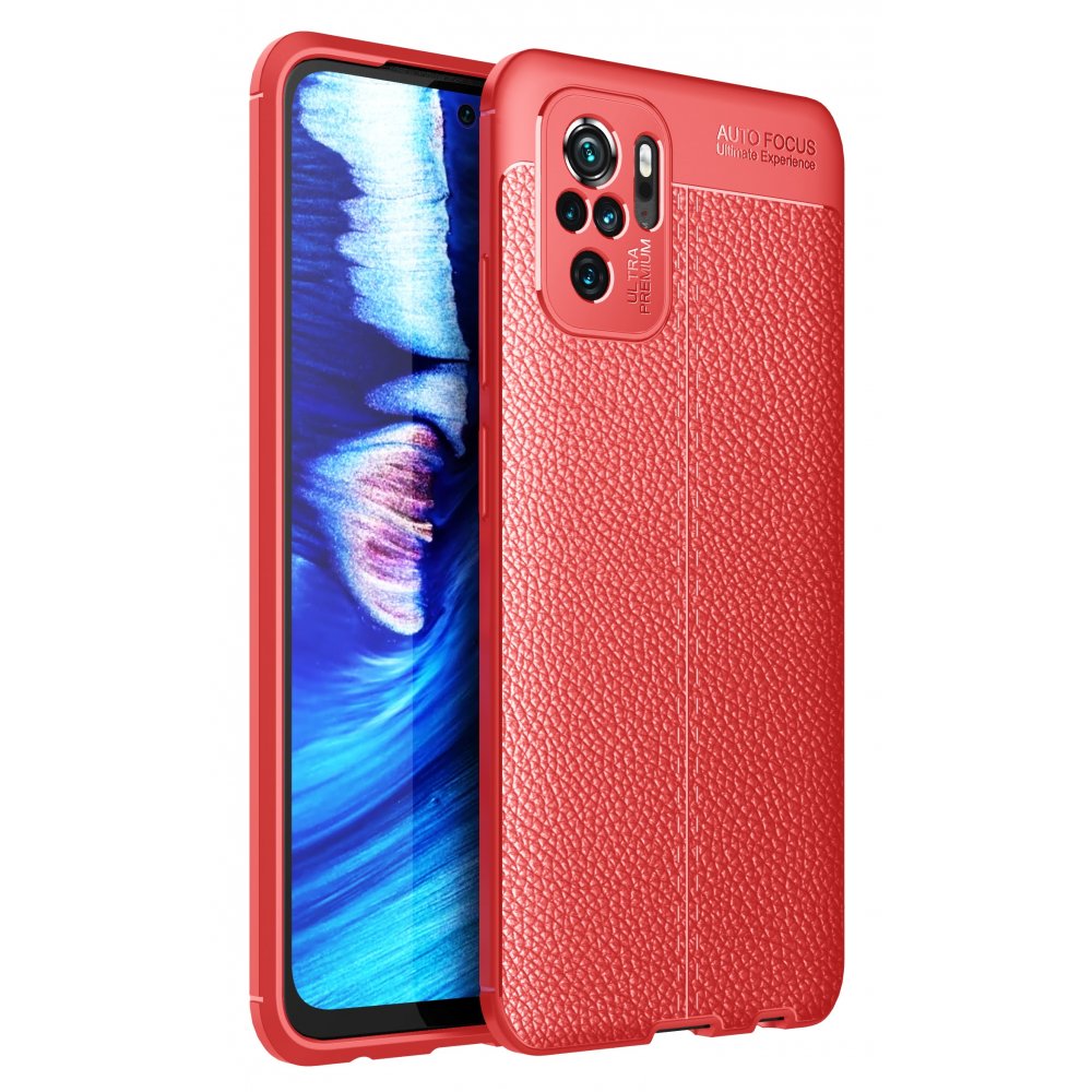 Redmi Note 10S Kılıf Auto Focus Kapak - Kırmızı
