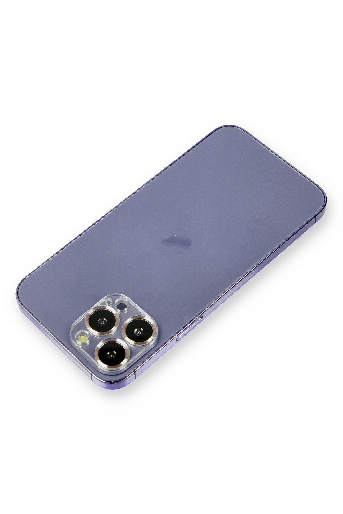  iPhone 12 Pro Metal Kamera Lens Koruma Cam - Gold