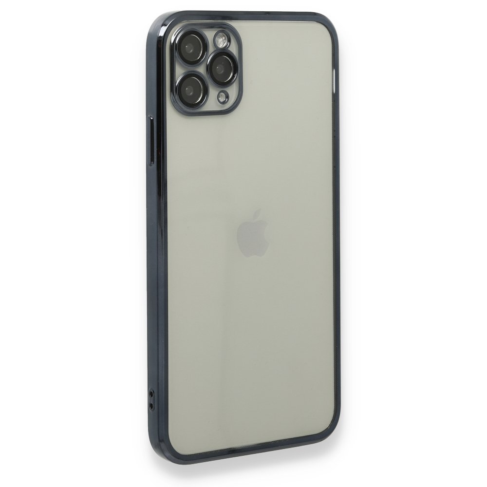  iPhone 11 Pro Kılıf Razer Lensli Silikon - Siyah