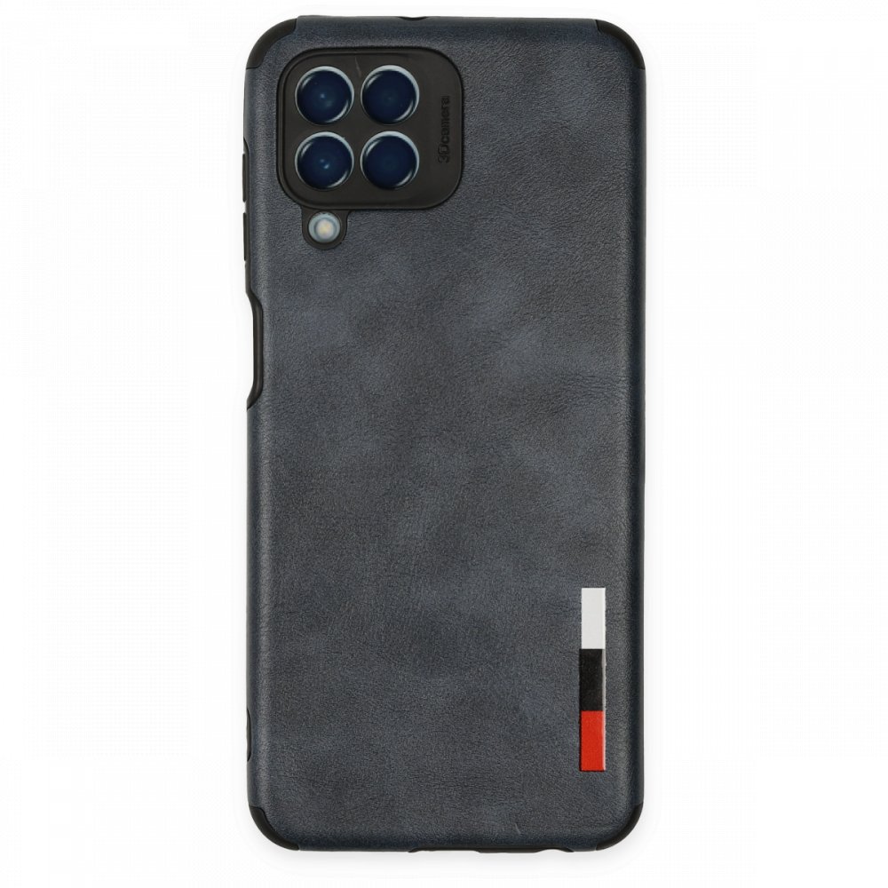  Samsung Galaxy M33 Kılıf Loop Deri Silikon - Lacivert