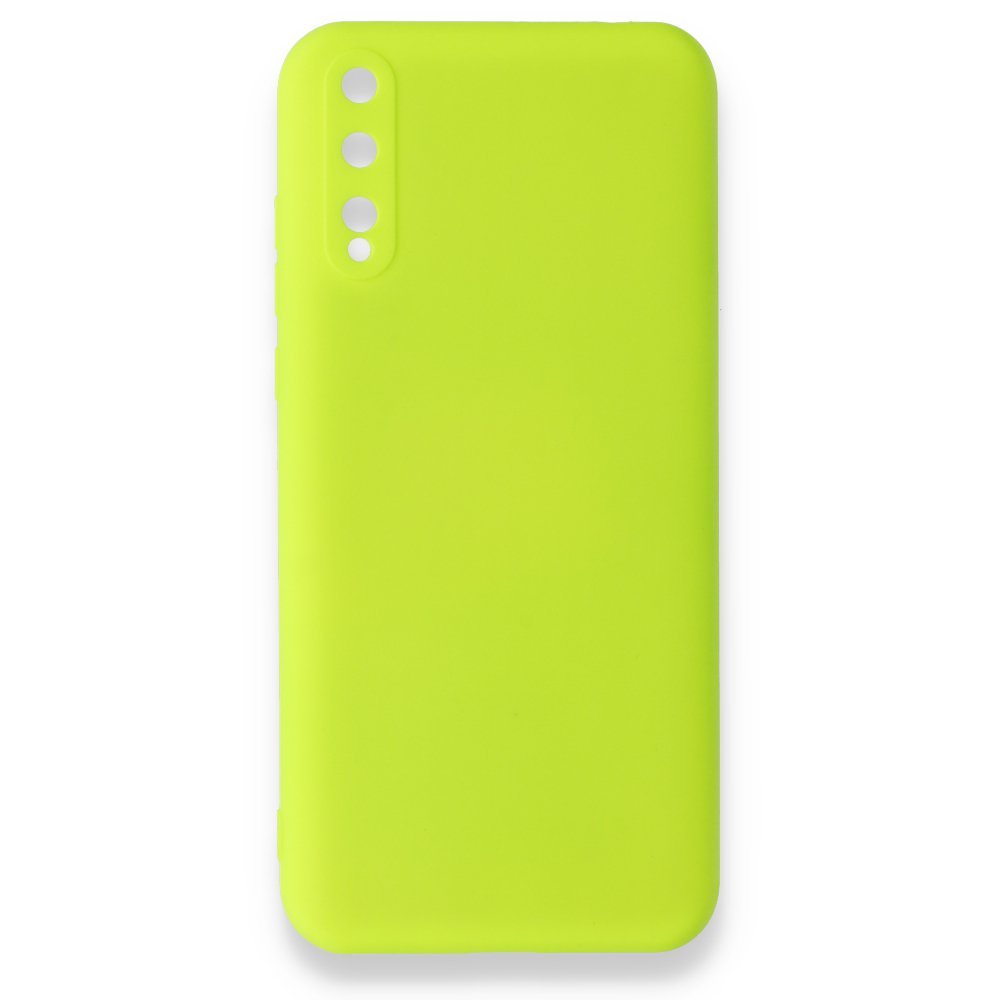 Huawei P Smart S Kılıf Nano içi Kadife Silikon - Sarı Huawei P Smart S Kılıf Nano içi Kadife Silikon - Sarı