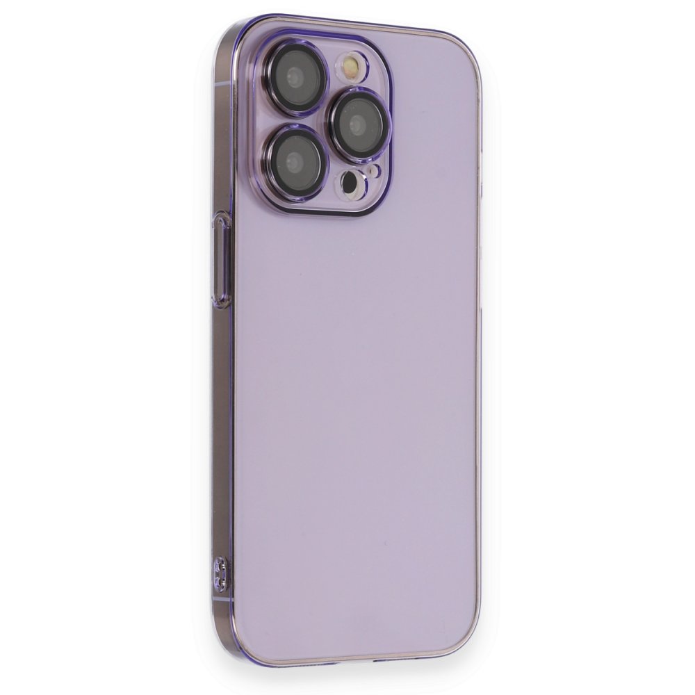 iPhone 13 Pro Kılıf Armada Lensli Kapak - Lila