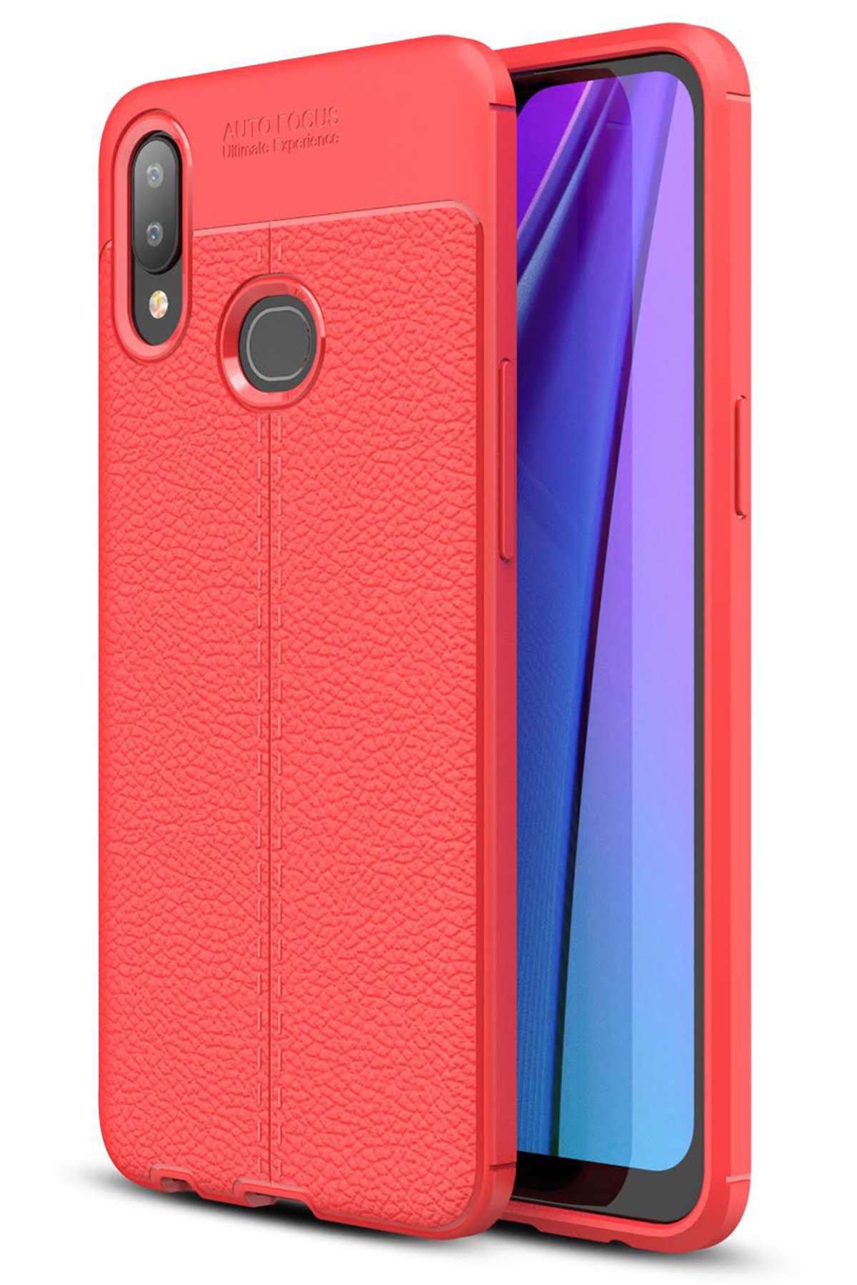  Samsung Galaxy A10S Kılıf Auto Focus Kapak - Kırmızı