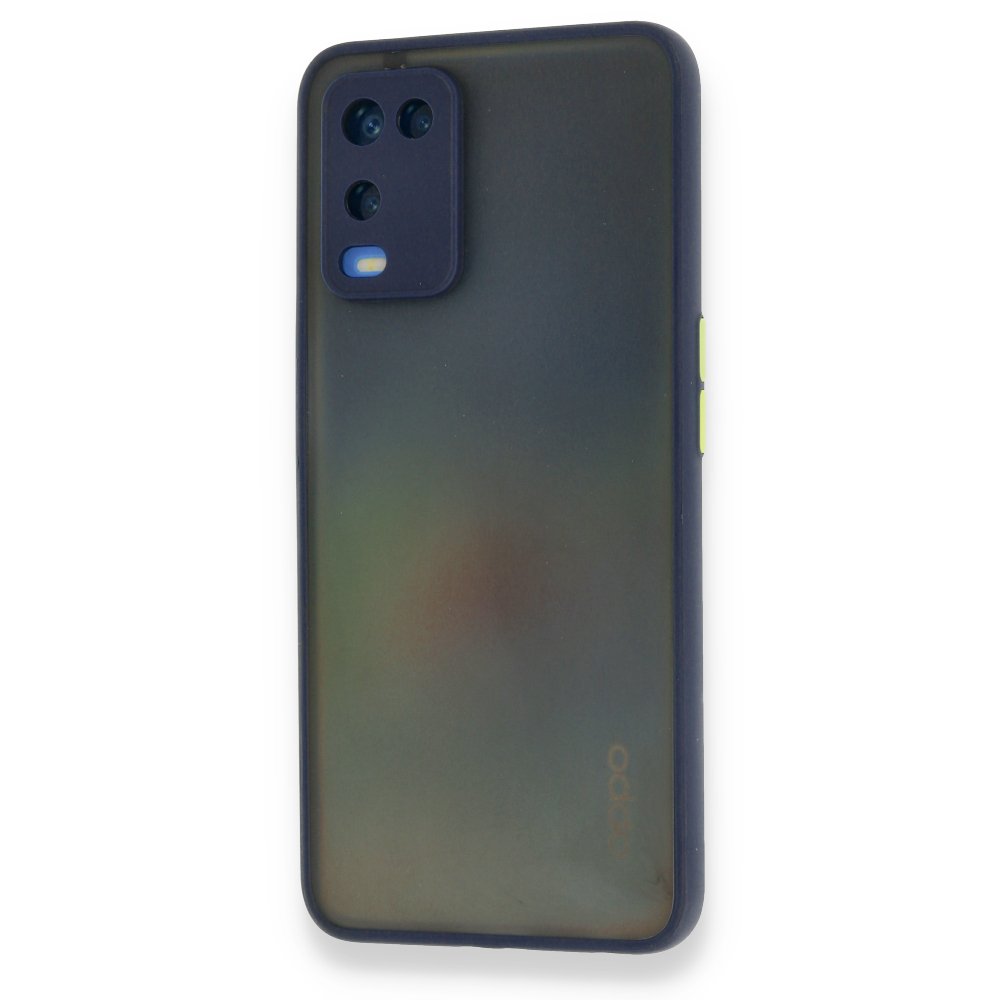 Oppo A54 4G Kılıf Montreal Silikon Kapak - Lacivert Oppo A54 4G Kılıf Montreal Silikon Kapak - Lacivert