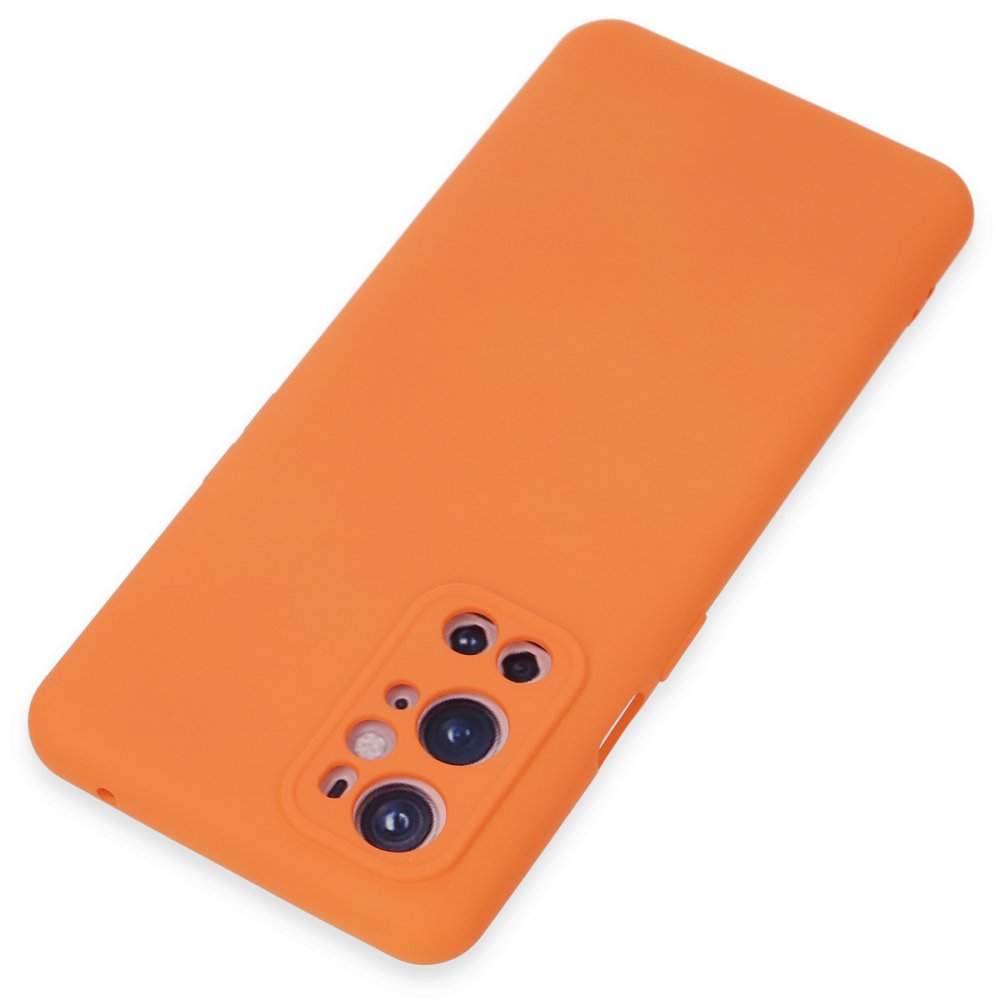 One Plus 9 Pro Kılıf Nano içi Kadife Silikon - Turuncu One Plus 9 Pro Kılıf Nano içi Kadife Silikon - Turuncu