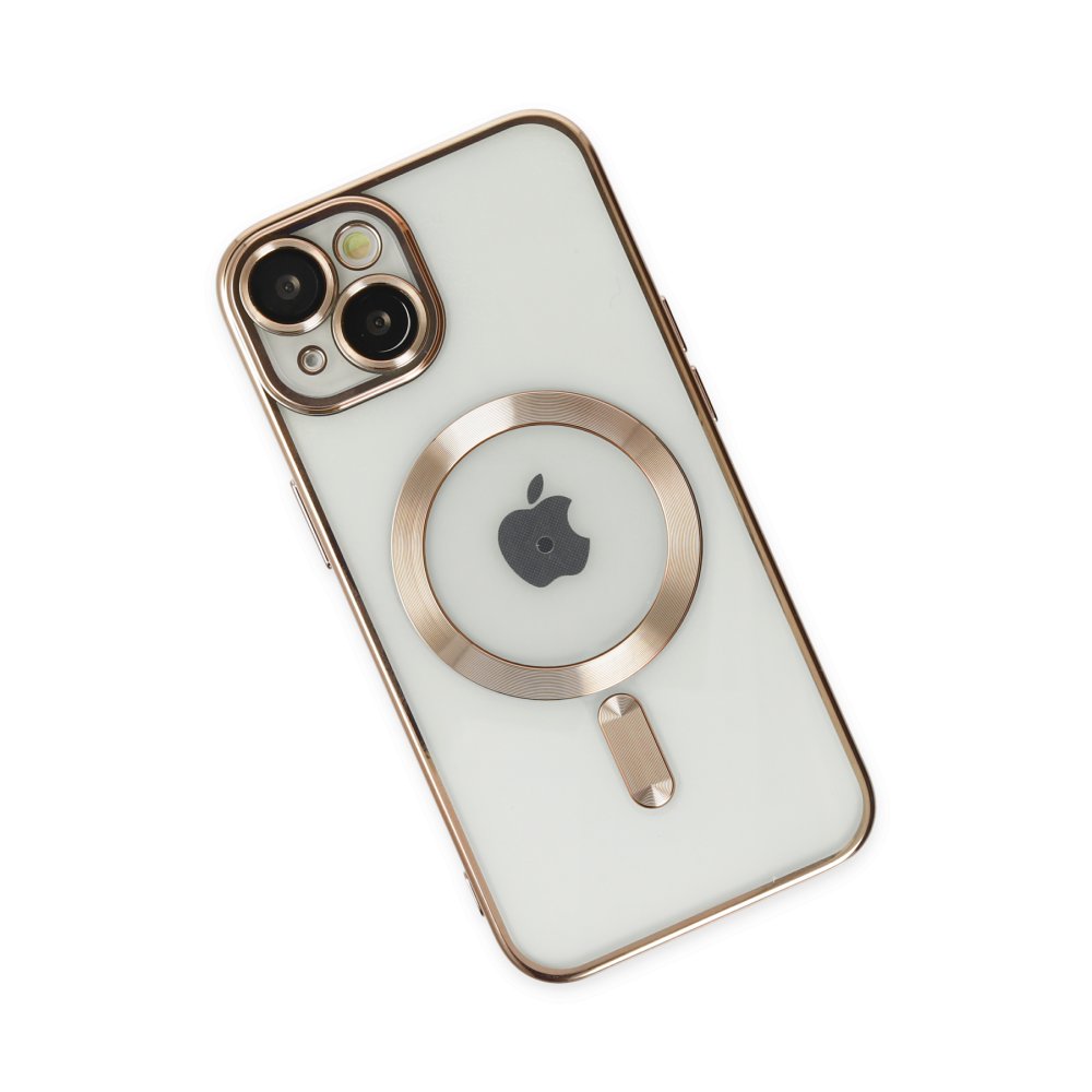  iPhone 14 Plus Kılıf Kross Magneticsafe Kapak - Gold