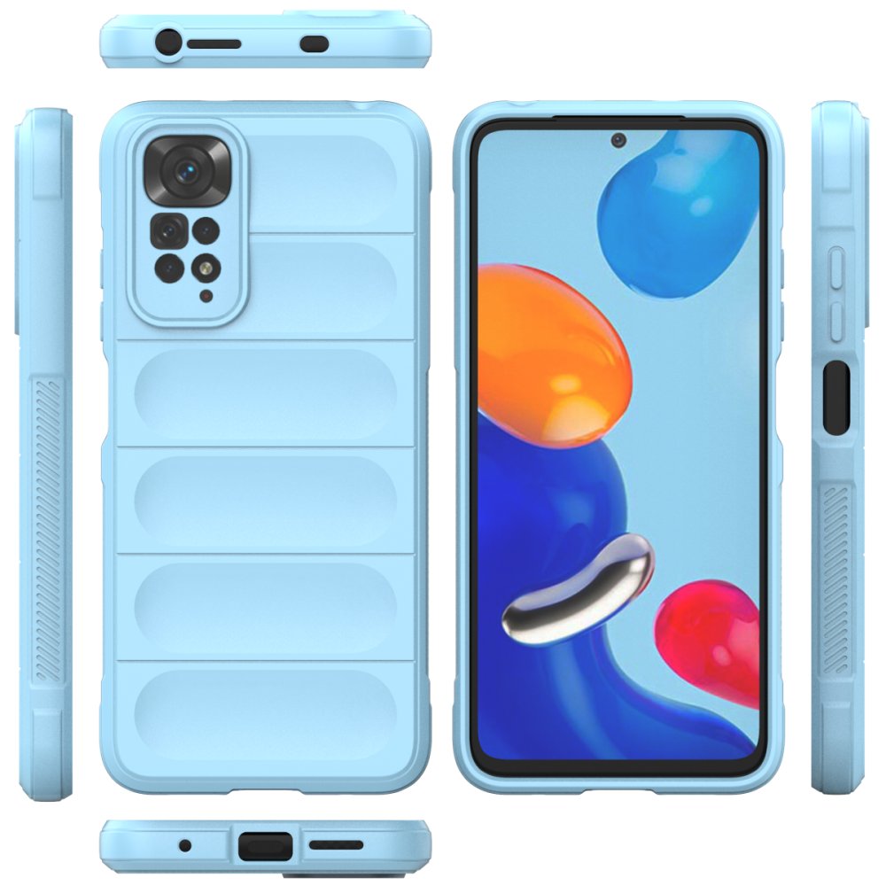 Redmi Note 11S Kılıf Optimum Silikon - Sky Blue Redmi Note 11S Kılıf Optimum Silikon - Sky Blue