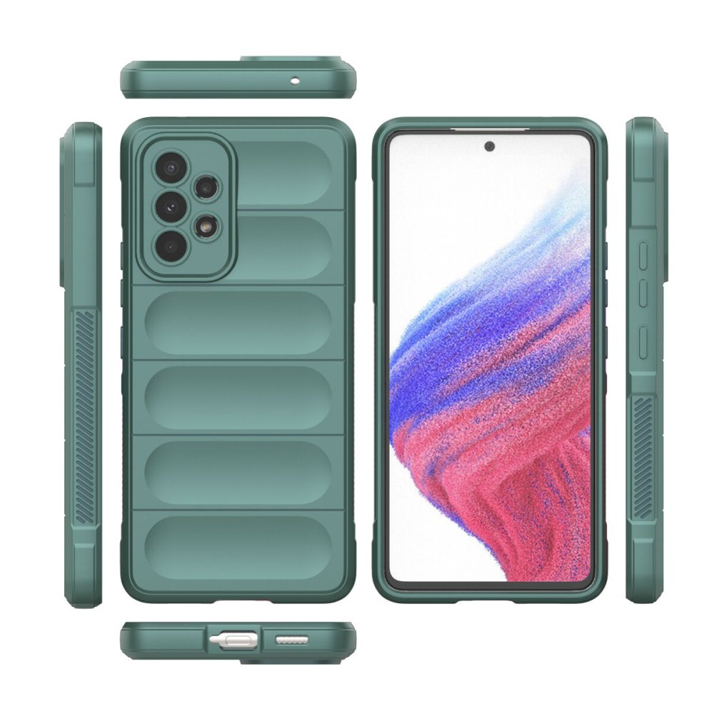  Samsung Galaxy A53 5G Kılıf Optimum Silikon - Koyu Yeşil