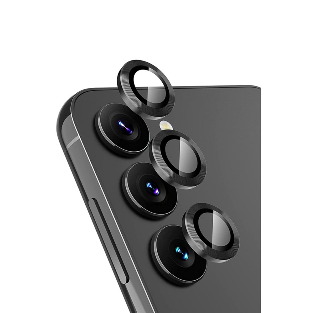  Samsung Galaxy A24 4G Valdez Metal Kamera Lens - Siyah