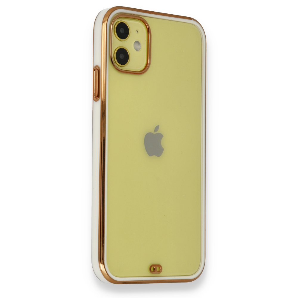  iPhone 12 Kılıf Liva Silikon - Beyaz