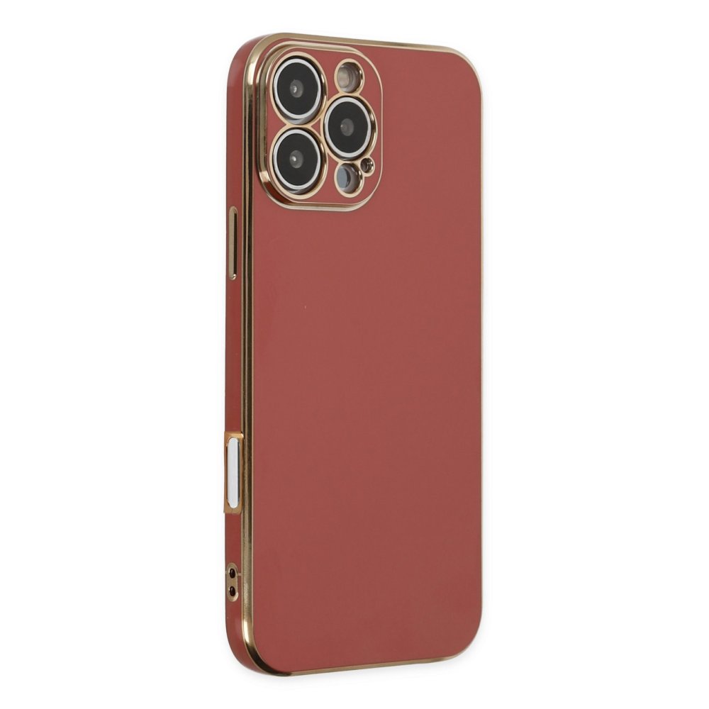  iPhone 16 Pro Max Kılıf Volet Silikon - Kırmızı