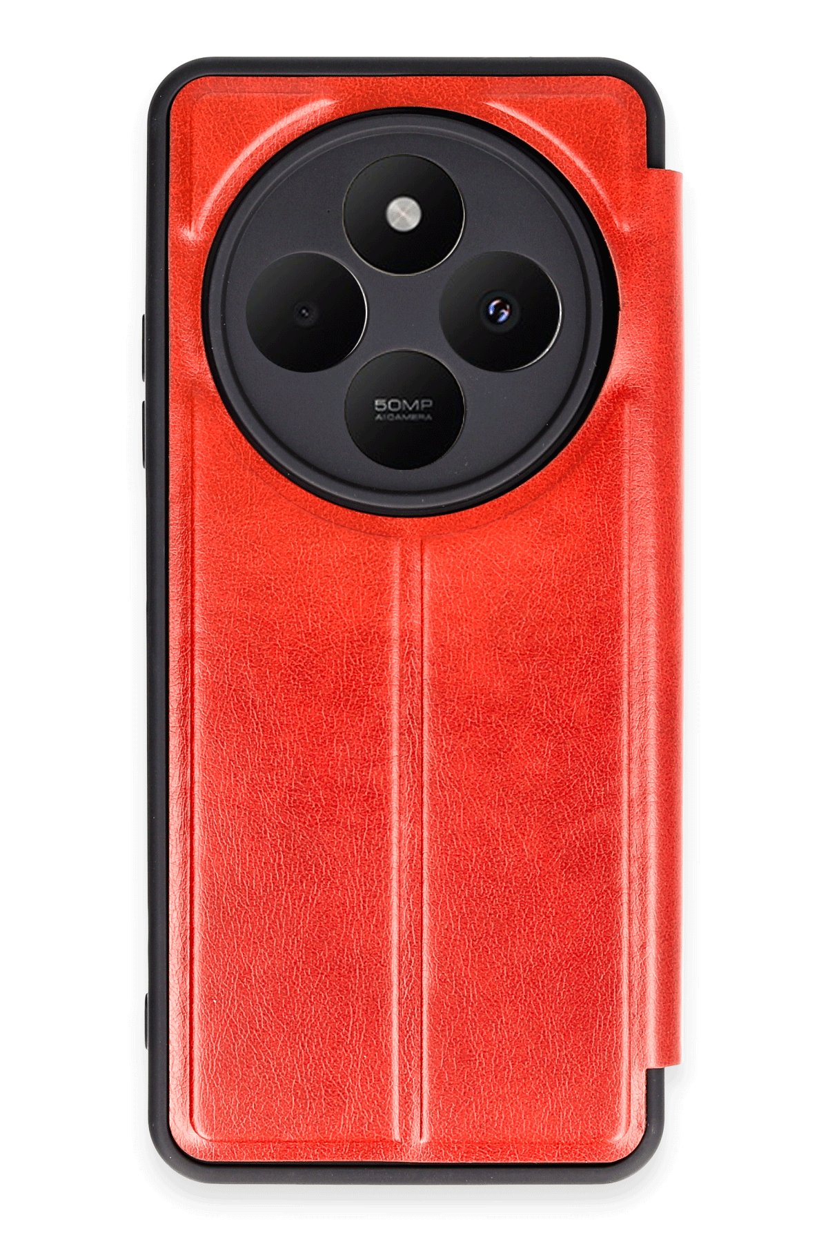 Redmi 14C Kılıf Flip Cover - Kırmızı