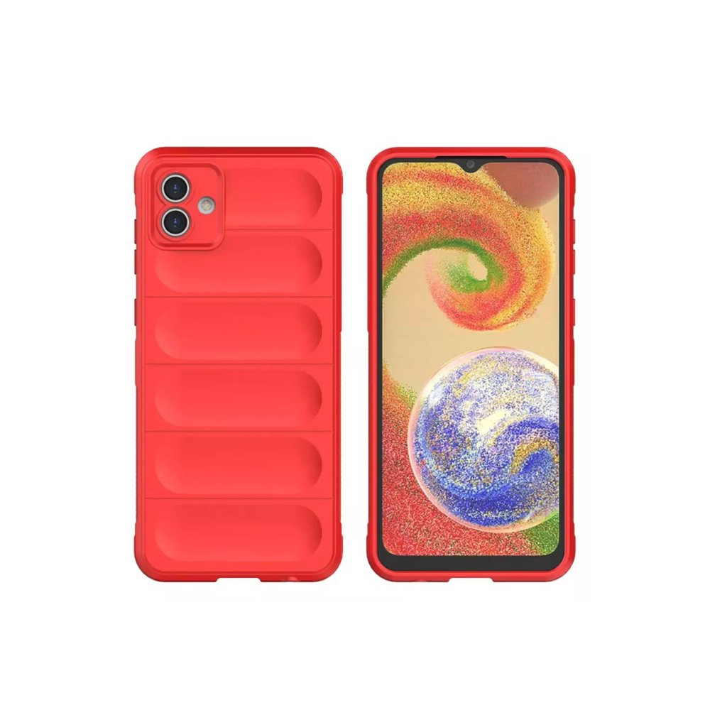  Samsung Galaxy A05 Kılıf Optimum Silikon - Kırmızı