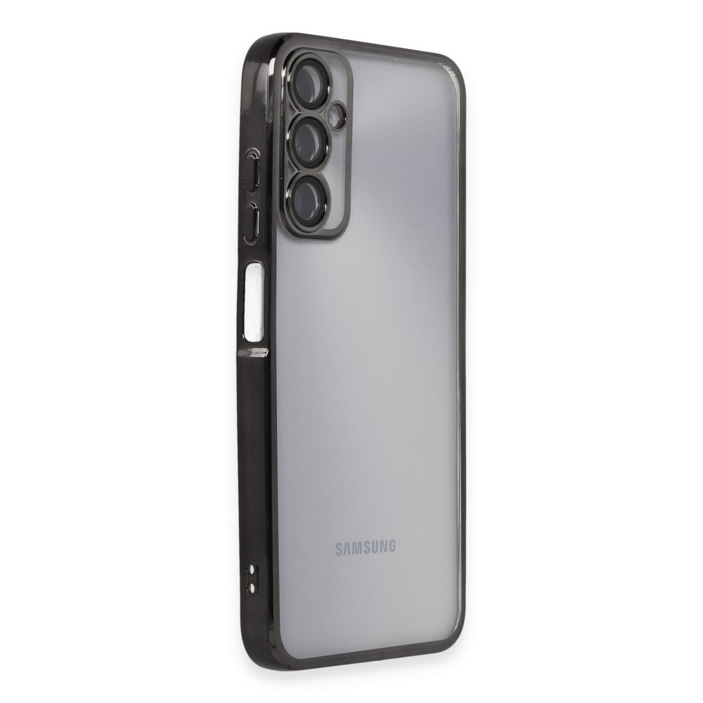  Samsung Galaxy A05S Kılıf Razer Lensli Silikon - Siyah
