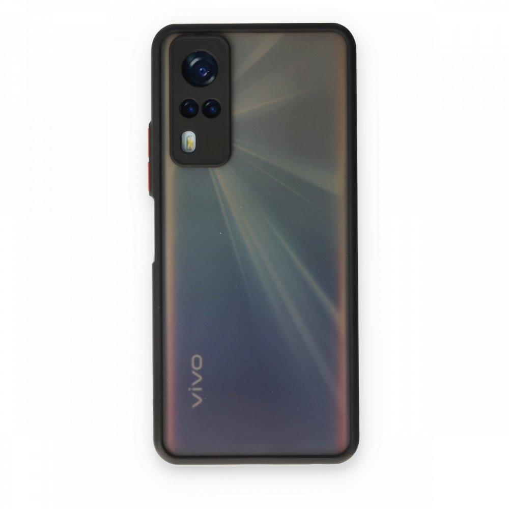  Vivo Y53S Kılıf Montreal Silikon Kapak - Siyah
