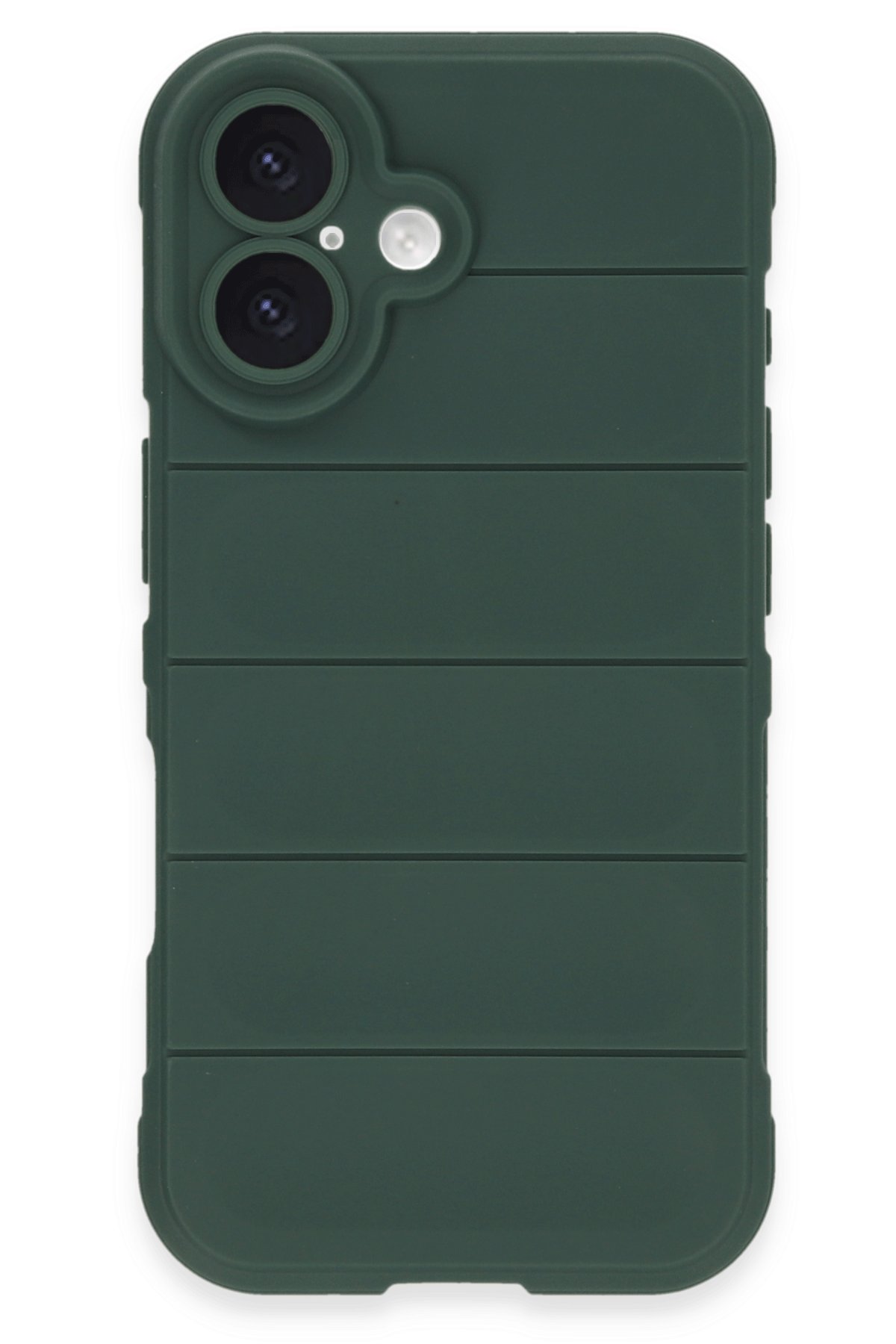 iPhone 16 Plus Kılıf Optimum Silikon - Koyu Yeşil  iPhone 16 Plus Kılıf Optimum Silikon - Koyu Yeşil