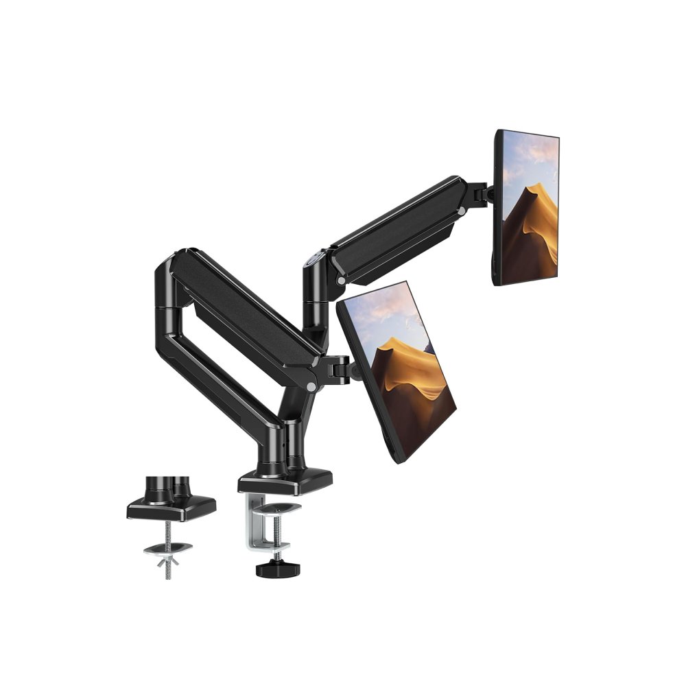 MA04 İkili Monitör Standı - Siyah
