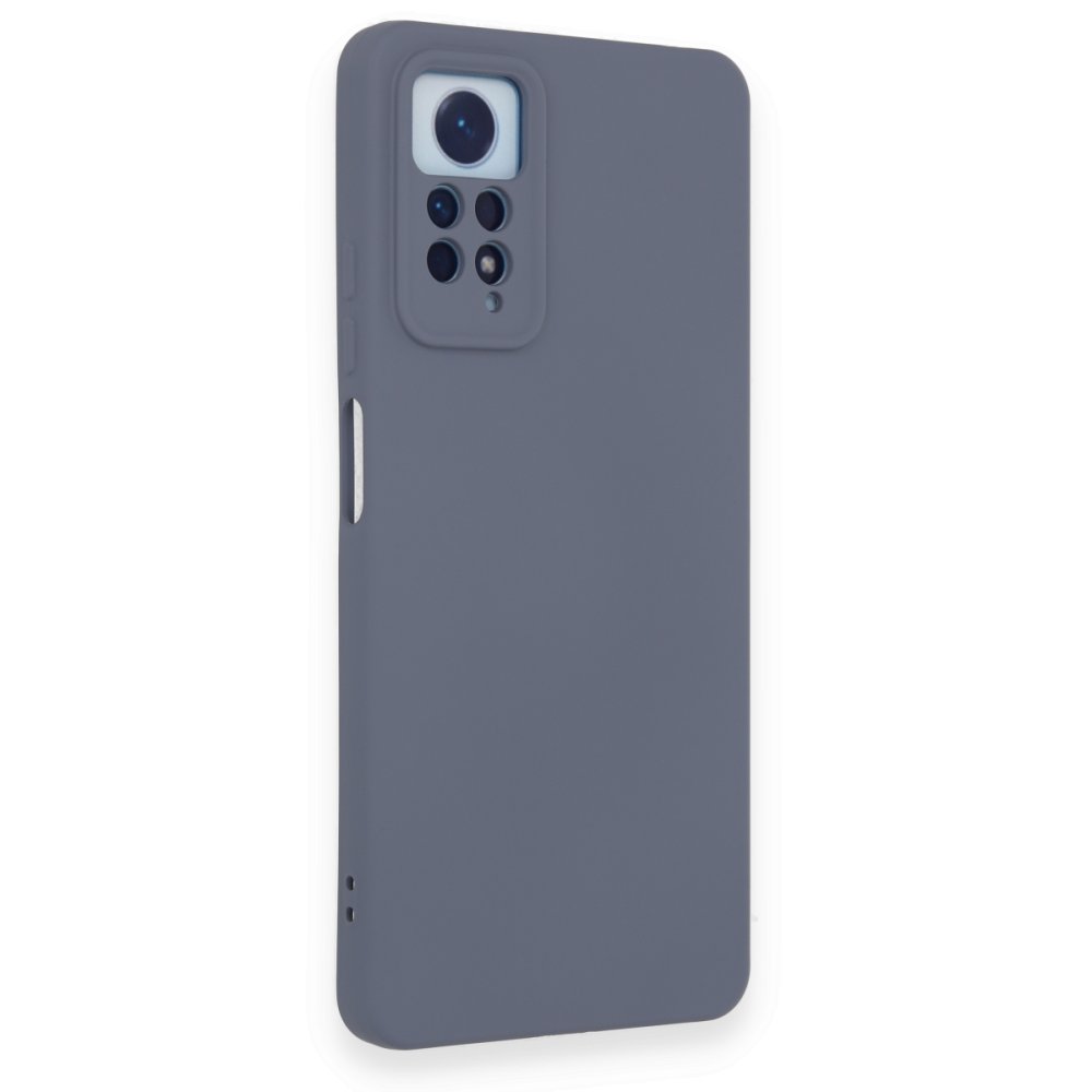 Redmi Note 12 Pro 4G Kılıf Nano içi Kadife Silikon - Gri Redmi Note 12 Pro 4G Kılıf Nano içi Kadife Silikon - Gri