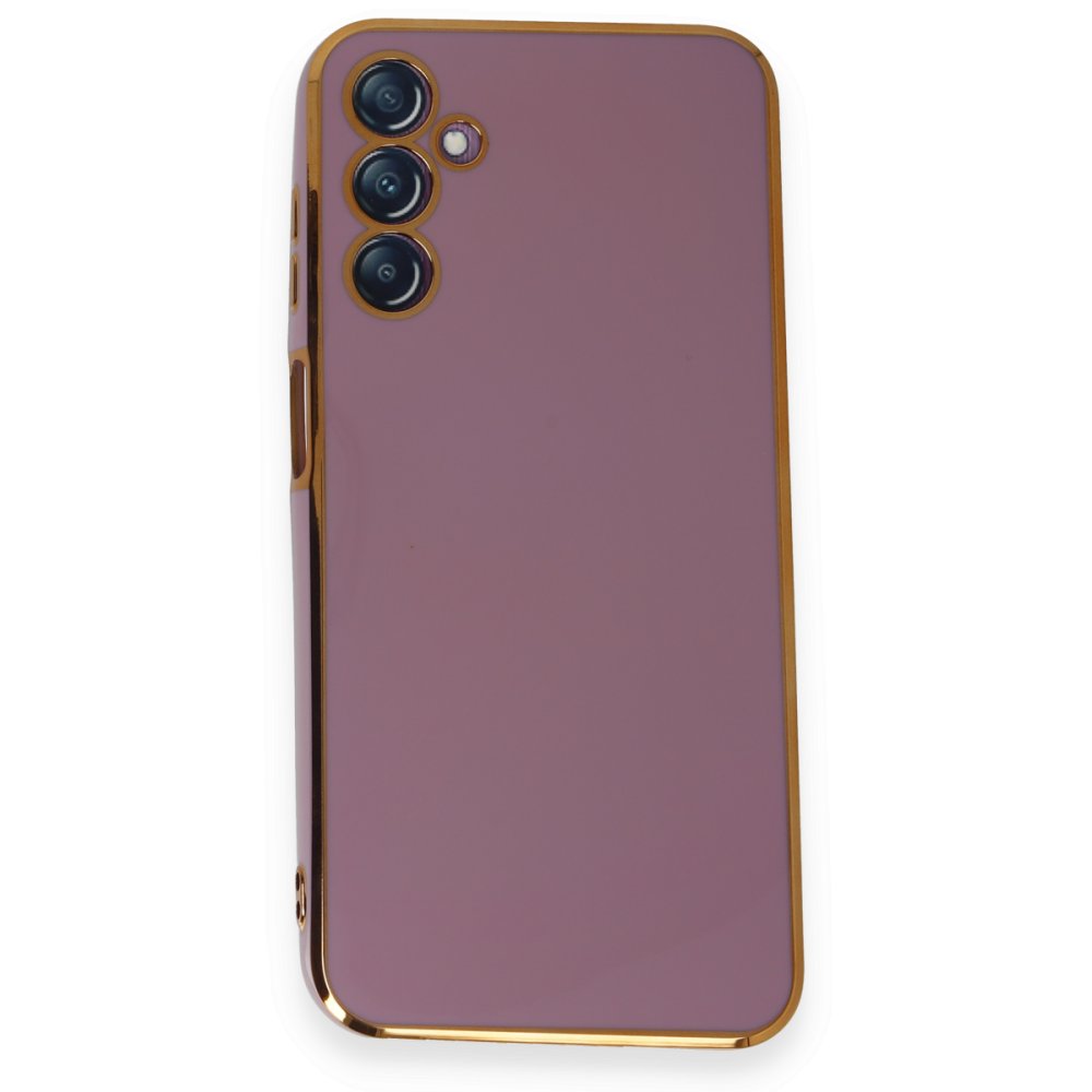  Samsung Galaxy M14 5G Kılıf Volet Silikon - Mor