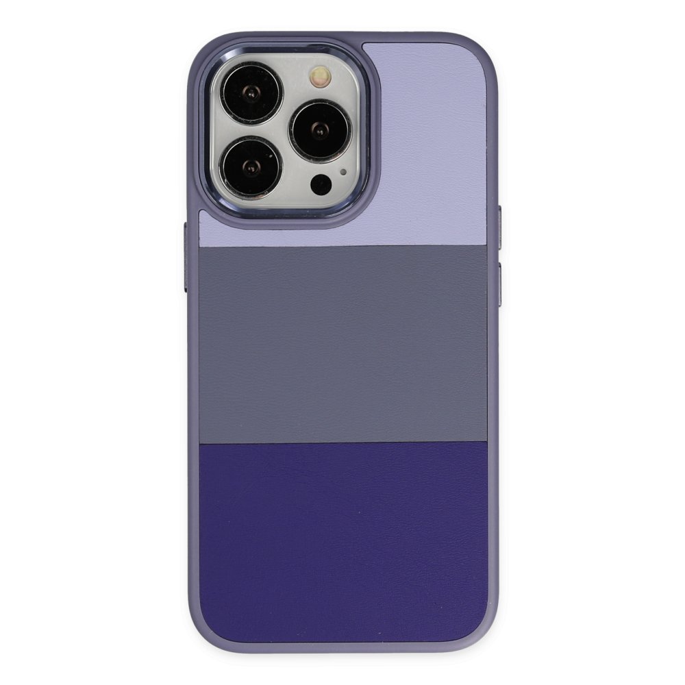  iPhone 14 Pro Max Kılıf King Kapak - Lila-Mor