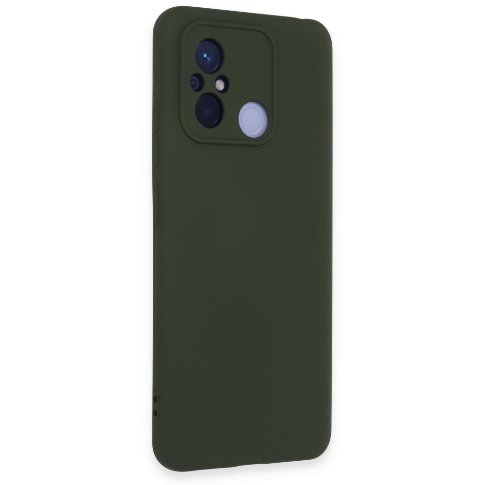 Redmi 12C Kılıf Nano içi Kadife Silikon - Koyu Yeşil Redmi 12C Kılıf Nano içi Kadife Silikon - Koyu Yeşil