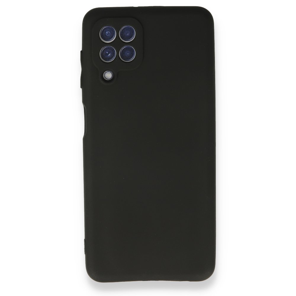  Samsung Galaxy A22 Kılıf First Silikon - Siyah