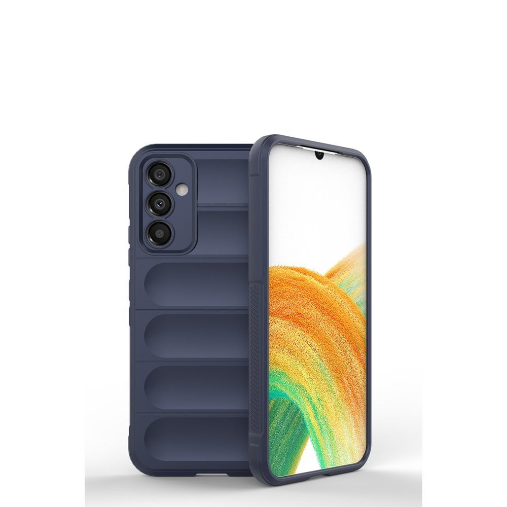  Samsung Galaxy A15 4G Kılıf Optimum Silikon - Lacivert