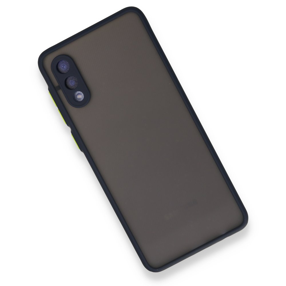  Samsung Galaxy A02 Kılıf Montreal Silikon Kapak - Lacivert