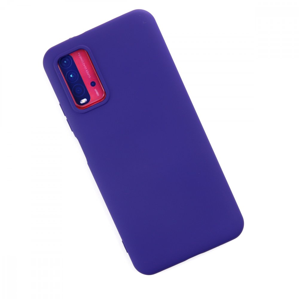 Redmi 9T Kılıf Nano içi Kadife Silikon - Mor