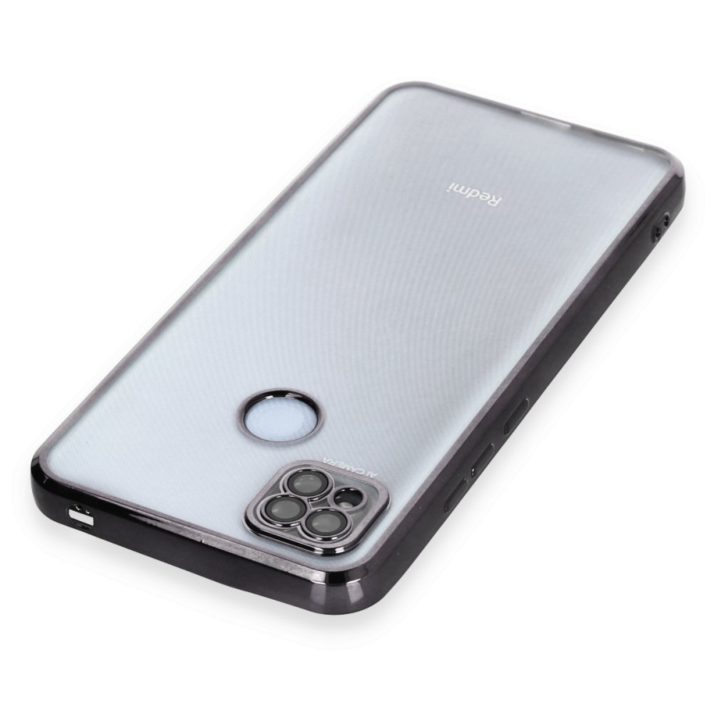 Redmi 9C Kılıf Razer Lensli Silikon - Siyah