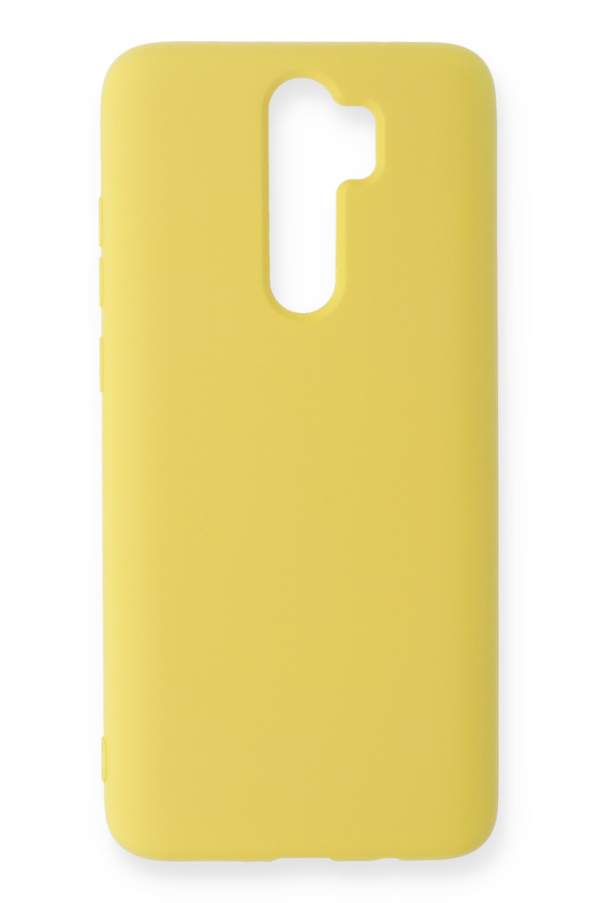 Redmi Note 8 Pro Kılıf Nano içi Kadife Silikon - Sarı Redmi Note 8 Pro Kılıf Nano içi Kadife Silikon - Sarı