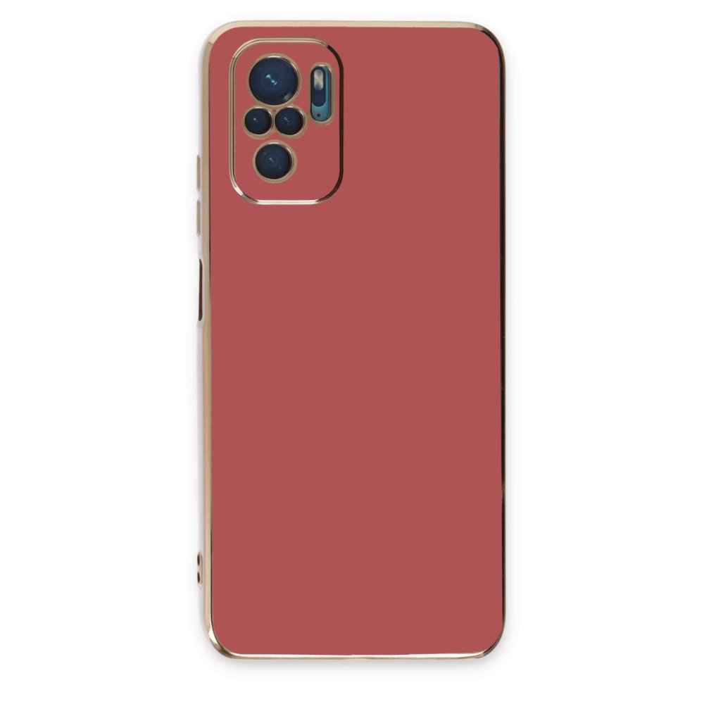 Redmi Note 10S Kılıf Volet Silikon - Kırmızı